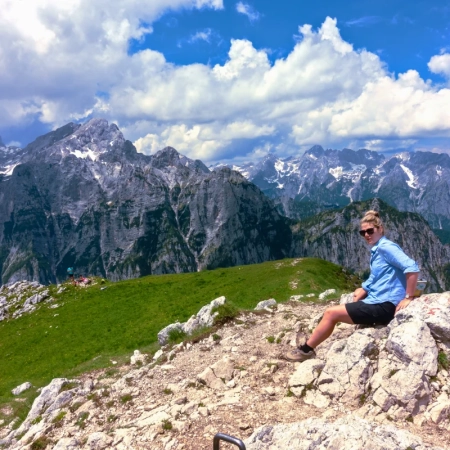 Debela Peč Hike panoramic Summit