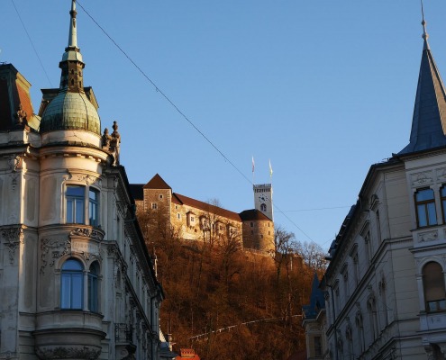 Ljubljana Castle in Slovenia