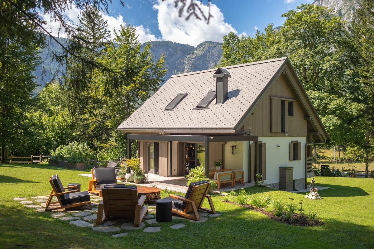 A luxury forrest house for rent near lake Bohinj in Slovenia